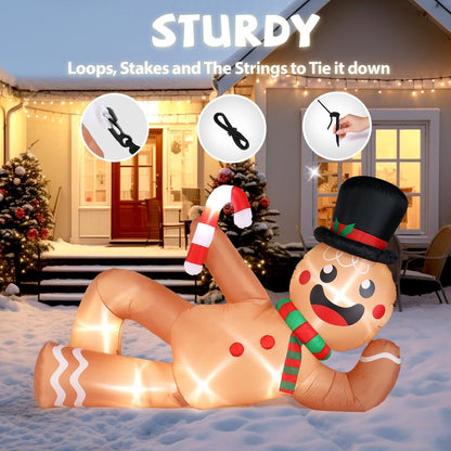 Inflatable Holiday Gingerbread