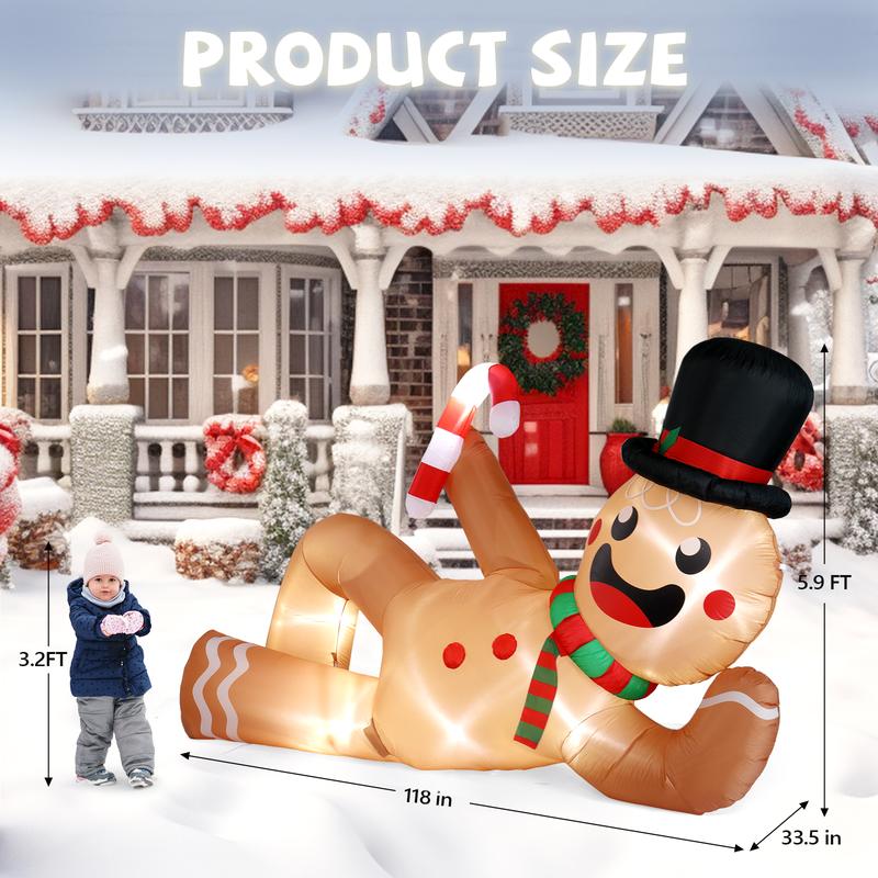 Inflatable Holiday Gingerbread